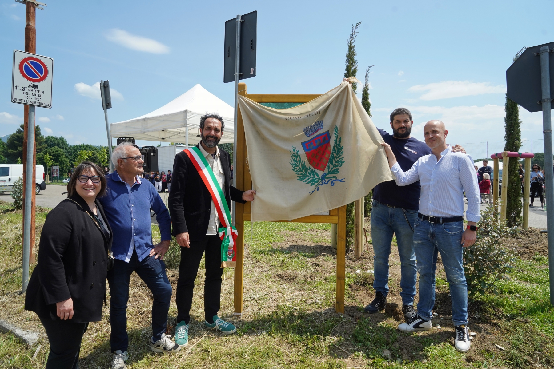 Inaugurazione area forestata via del Purgatorio Inaugurazione area forestata via del Purgatorio