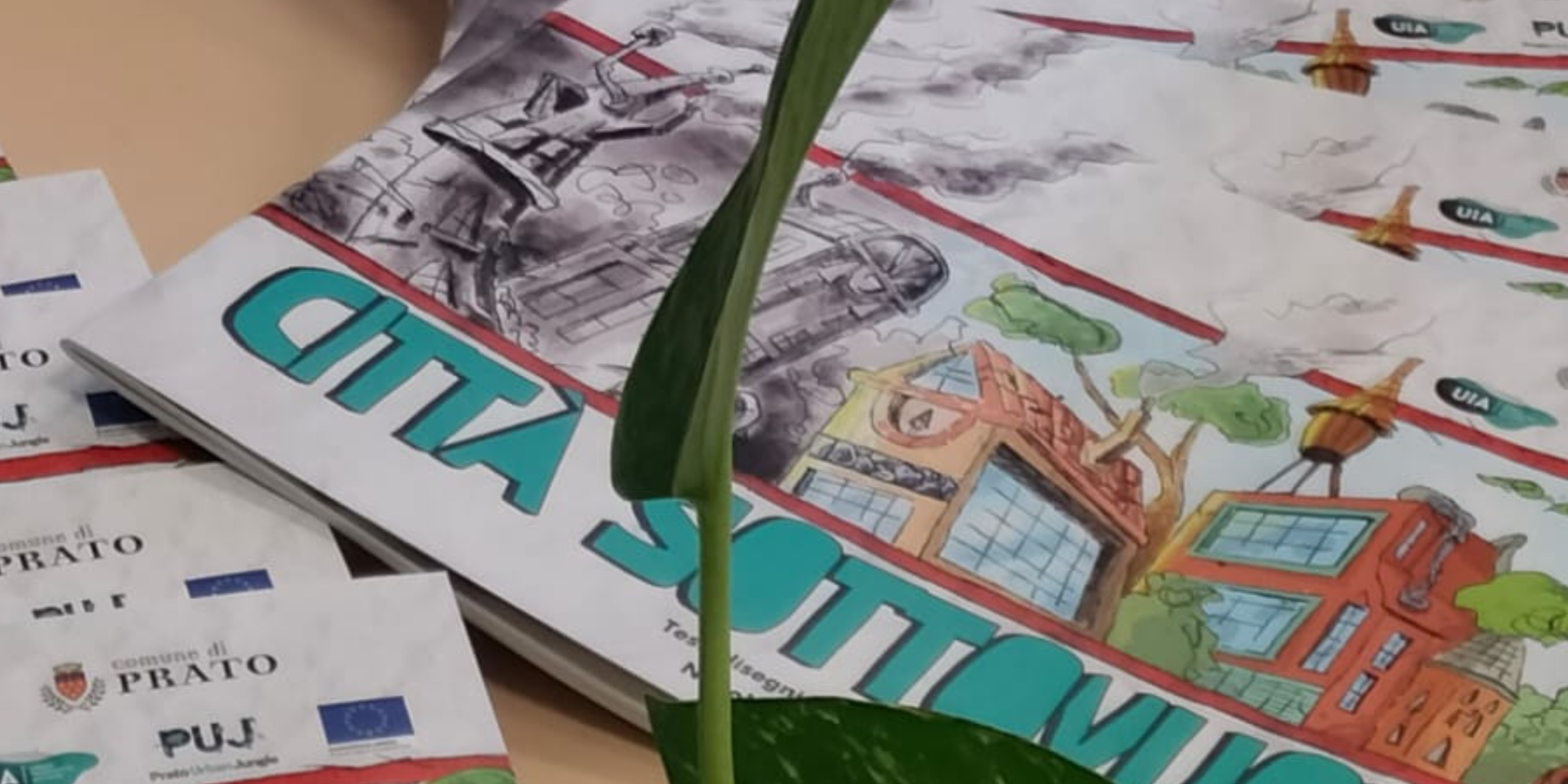 Il fumetto del progetto Prato Urban Jungle “Città sottovuoto” in omaggio a tutte le scuole primarie per spiegare ai bambini l’importanza della sostenibilità ambientale